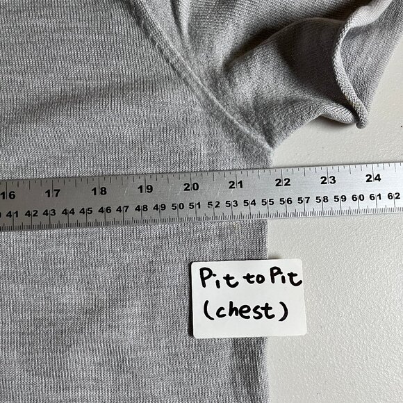 Sheep Inc 100% Merino Wool Crewneck Shirt - Women's Size 3 / L / US 12 - Gray - Picture 7 of 8